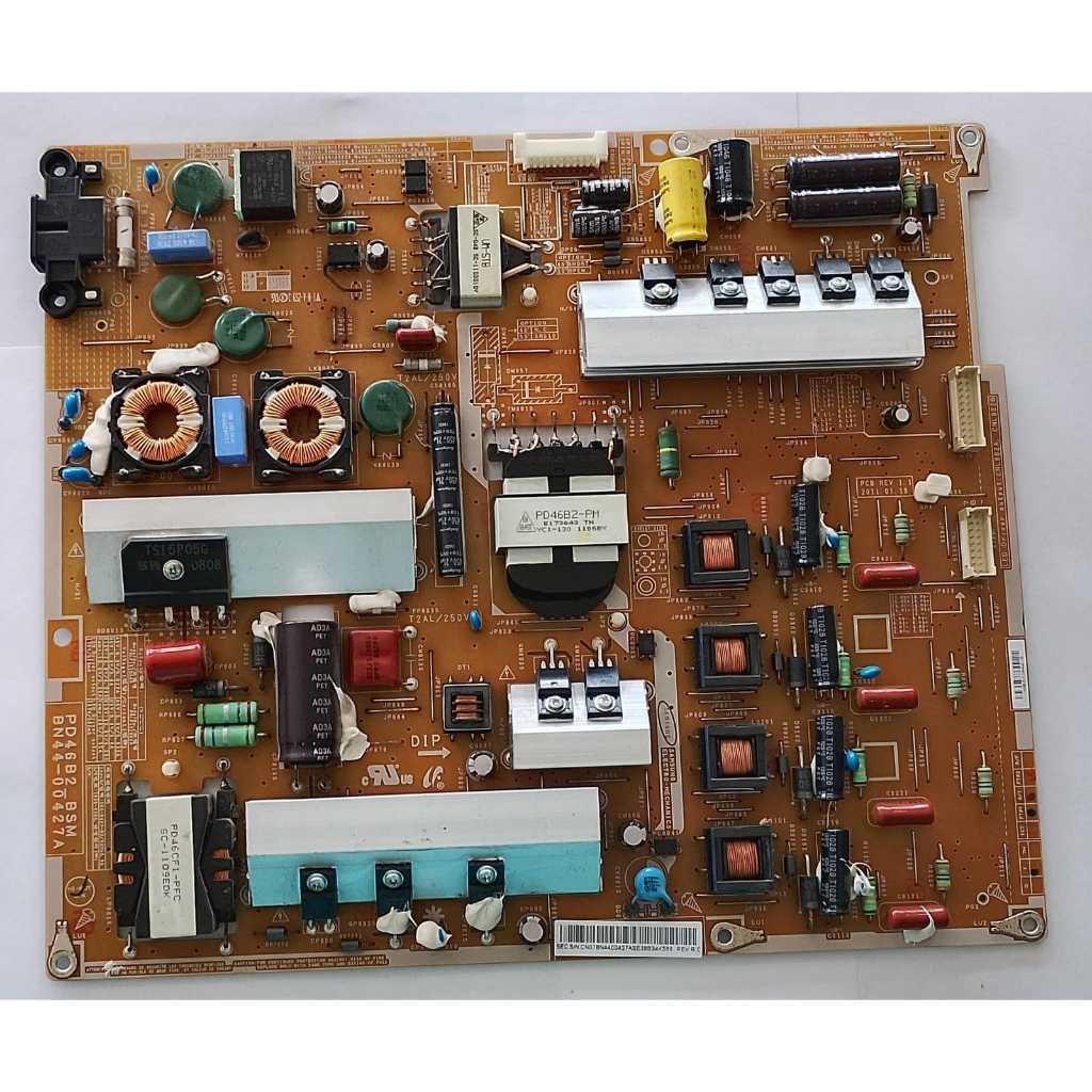 placa da fonte samsung un46d6400ug - un46d6400 cod. bn4400427a