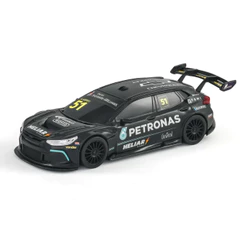 Carrinho Miniatura Stock Car Átila Abreu Pantera Negra com Pneus de Borracha - Edição 2025