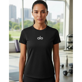 Camiseta Feminina DryFit Baby Look Yoga Tecido Fitness