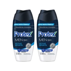 Kit Sabonete Líquido Protex Men Sport 250ml com 2 unidades