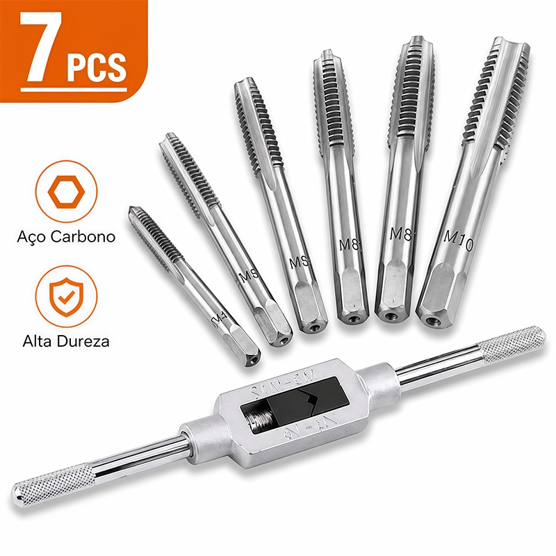 Thread Opening Male Screw Kit 8 Pieces M3 to M12 Durable