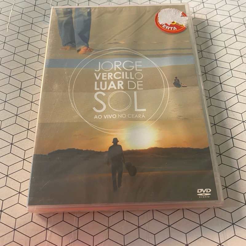 Dvd original lacrado Jorge Vercillo luar de sol ao vivo no Ceará