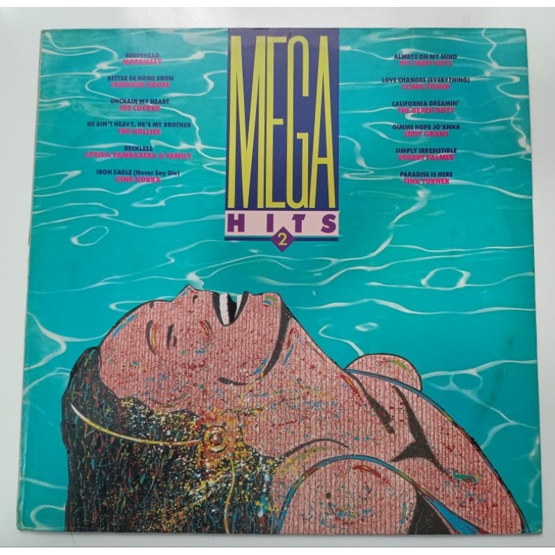LP Mega Hits 2 - Morrissey, Crowded House, Joe Cocker, Pet Shop Boys, Em Excelente Estado
