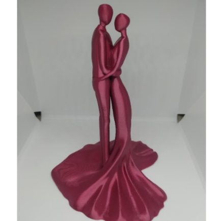 Estatura decorativa de casal