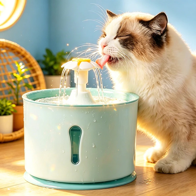 Bebedouro para gatos bebedouro automático circulante para pets tigela de água corrente para cães Silencioso e Prático