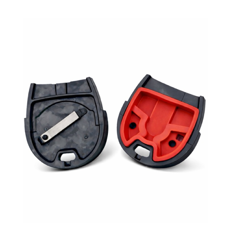 Capa Controle Alarme Fiat Uno Palio Strada + Logo Vermelho + Bateria Oca