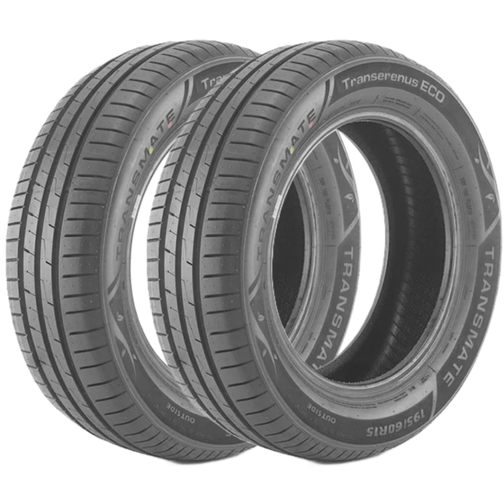 Kit 2 Pneus 195/65 R15 Transmate Transerenus ECO 91V Aro 15 Novos