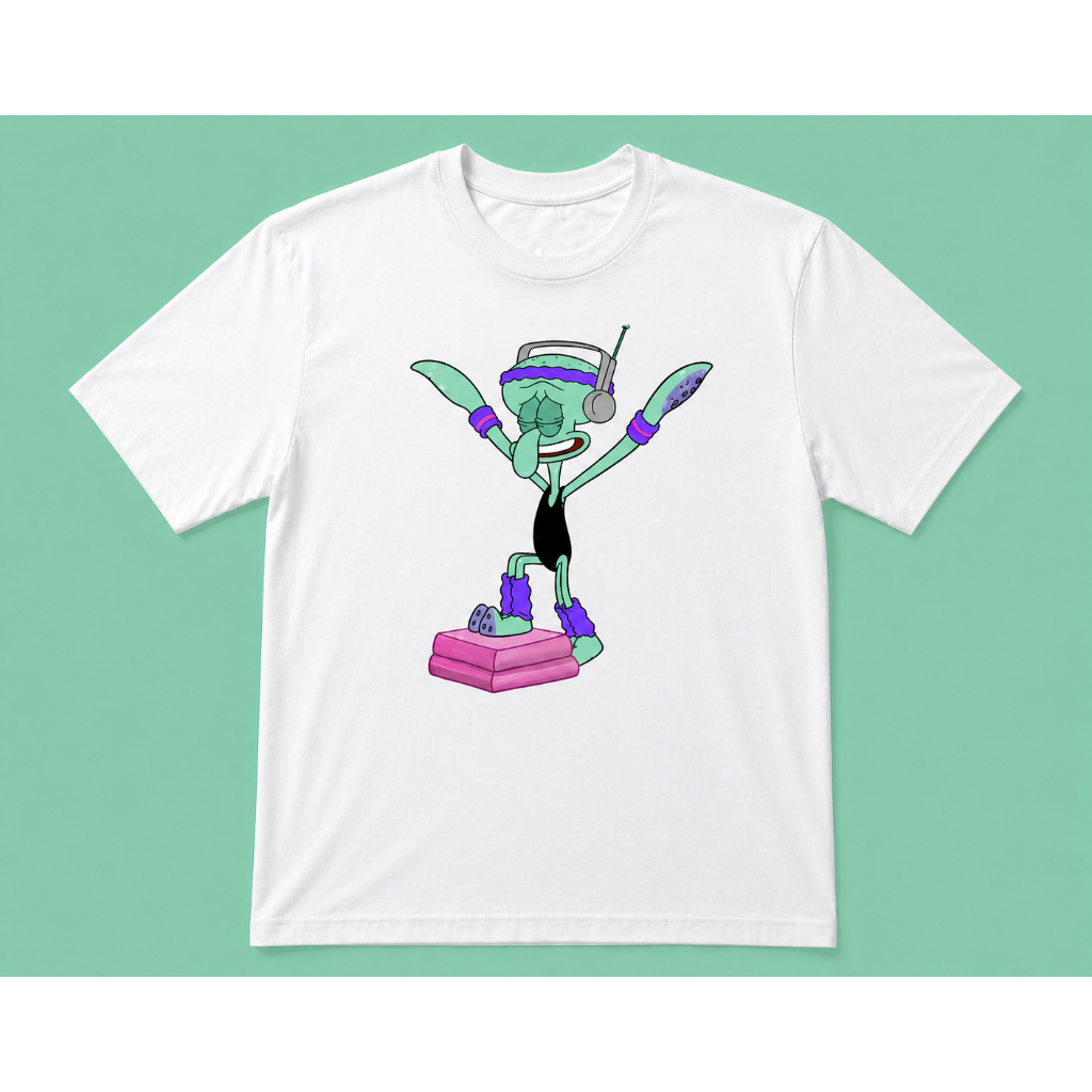 Camiseta Exercício Lula Molusco T-shirt Blusa Divertida