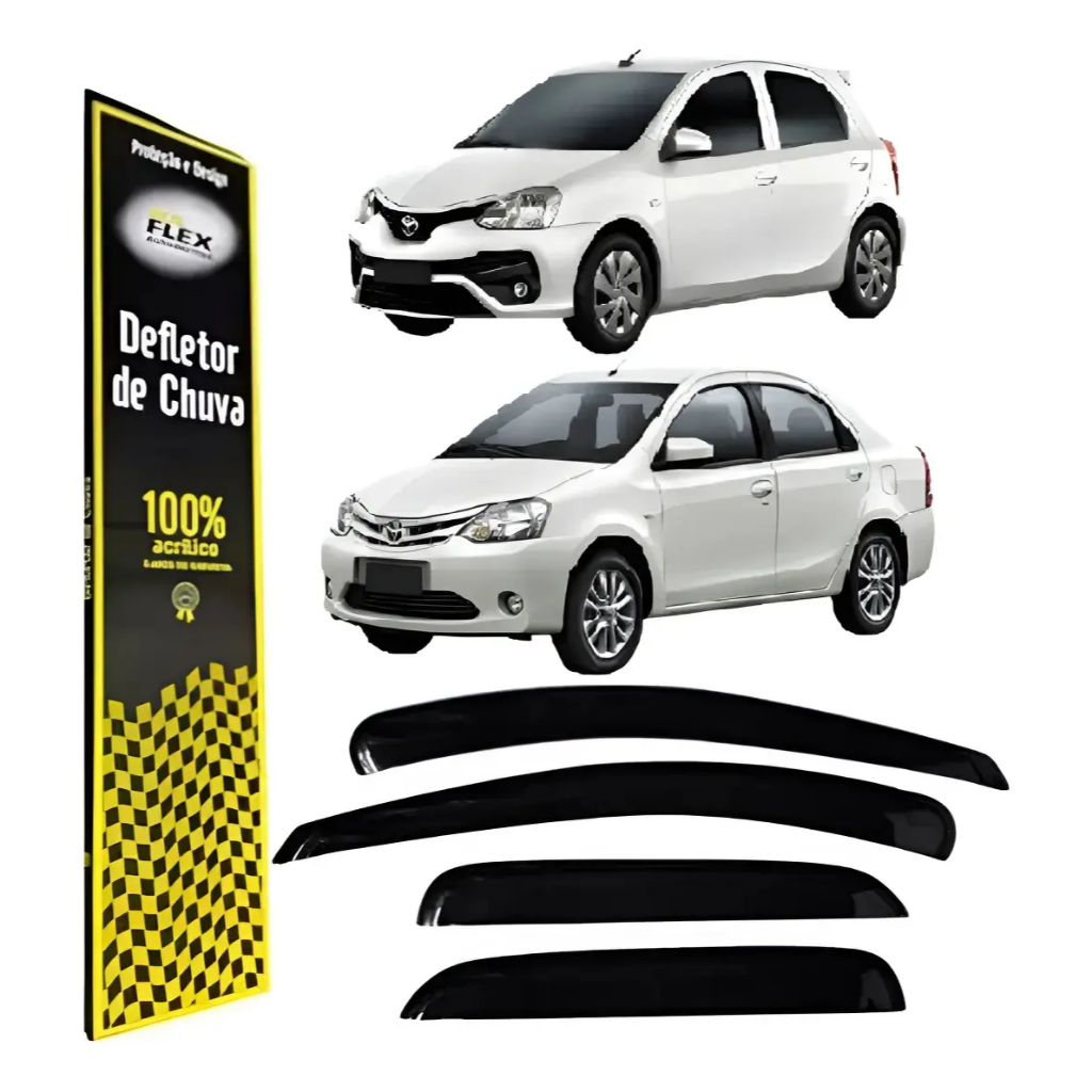 Calha De Chuva Etios Sed/Hat 4 Portas