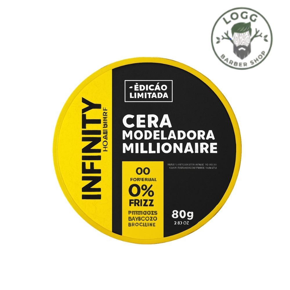 Pomada Cera Fox For Millionaire 80g cada Infinity- Modela e hidrata! Linha Premium