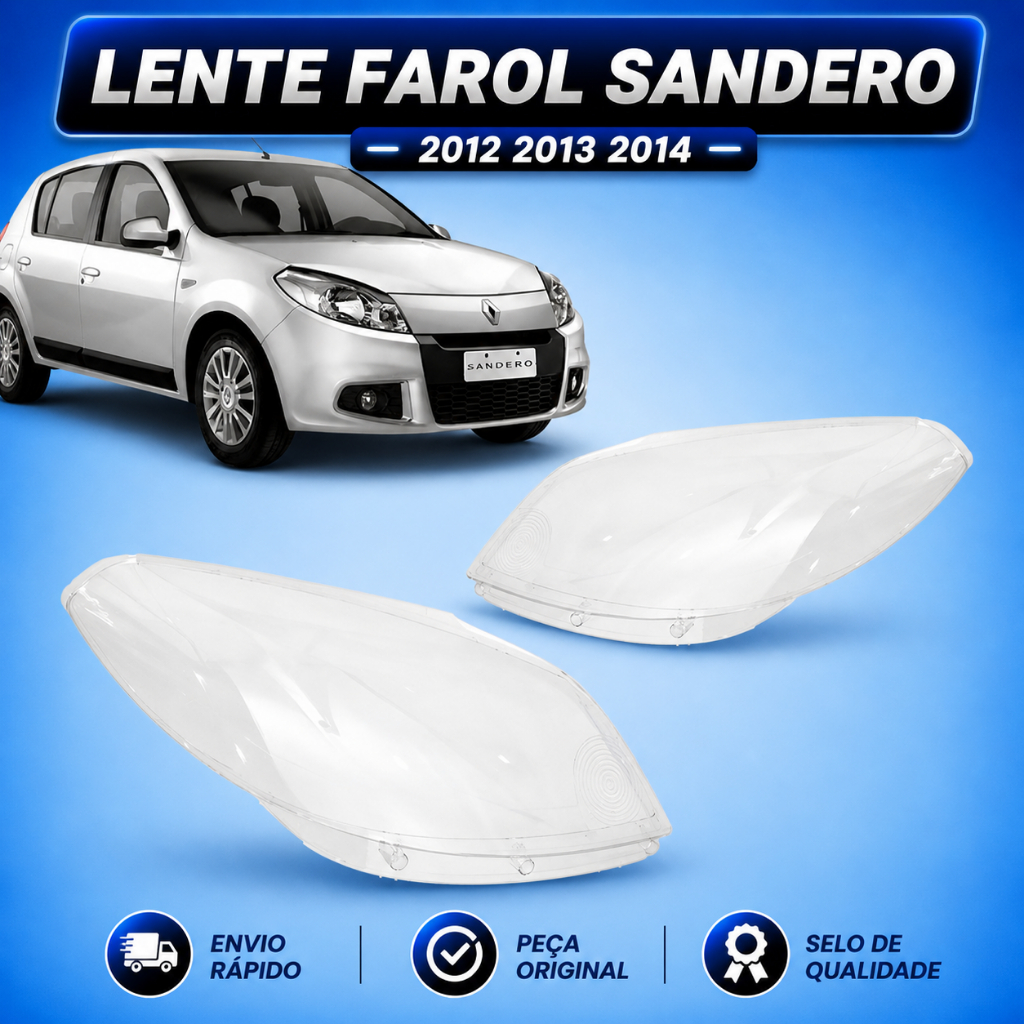 Lente Farol Sandero 2012 2013 2014