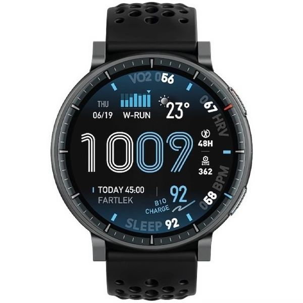 Smartwatch Amazfit Active Max Tela AMOLED 1,5", 25 Dias Bateria, Mapas Offline, GPS, 4GB, 170+ Modos Esporte, 5 ATM