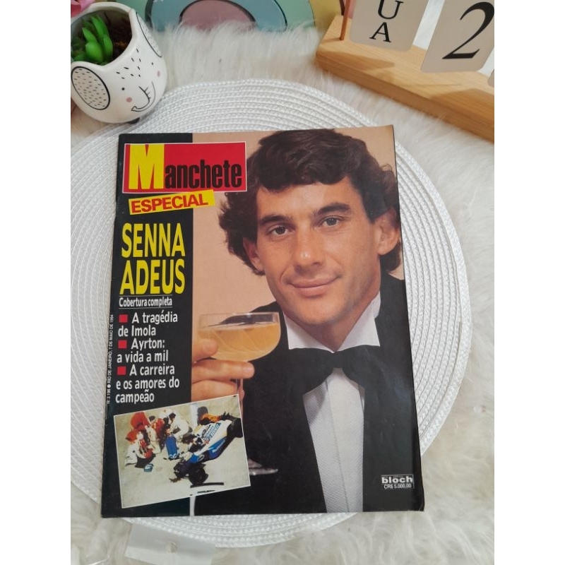 revista manchete especial, 7 de maio 1994, SENNA ADEUS