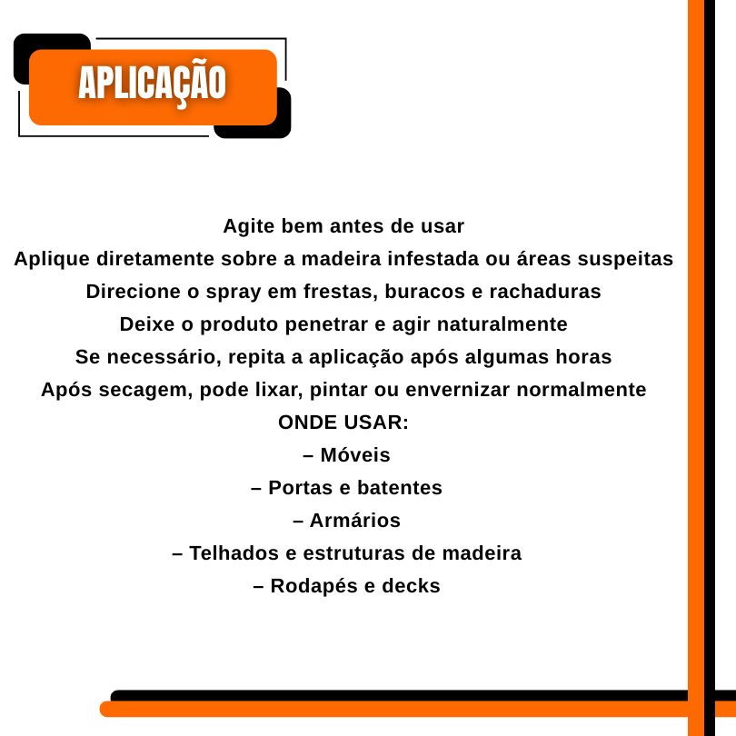 Exterminador de Cupins Spray Mococa Ação Rápida Proteção Madeira Pronto Uso — imagem 2 de 2