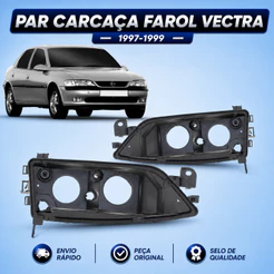 Par/UN Carcaça Farol Vectra 1997 1998 1999