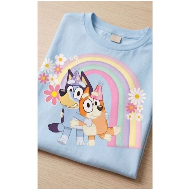 Detalhes do Camiseta Infantil Estampada (100% algodão Fio 30.1) para crianças de 2 a 10 anos, da turminha do blue