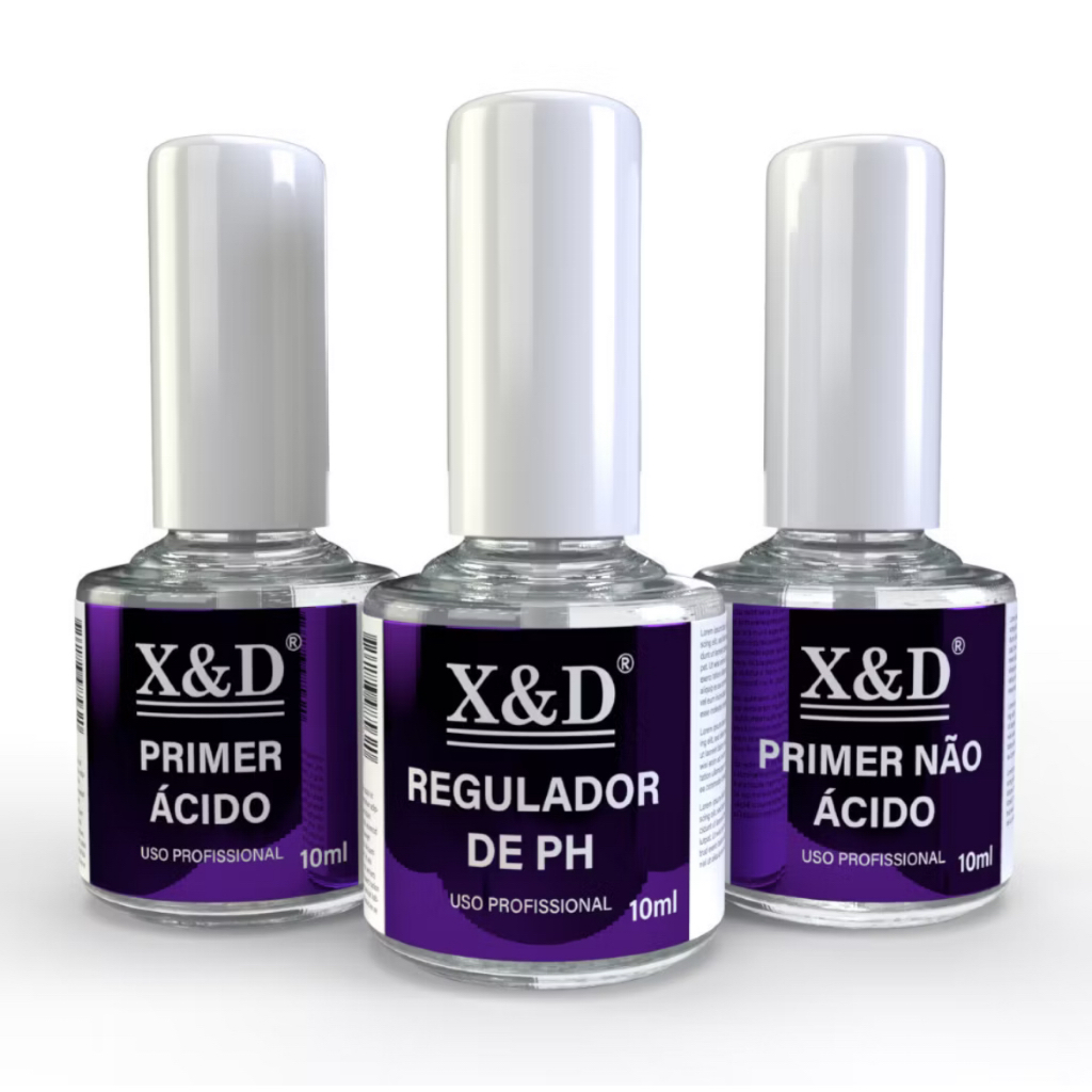 Kit Preparadores X&D PRIMER Ácido- PRIMER Não ácido é Regulador PH