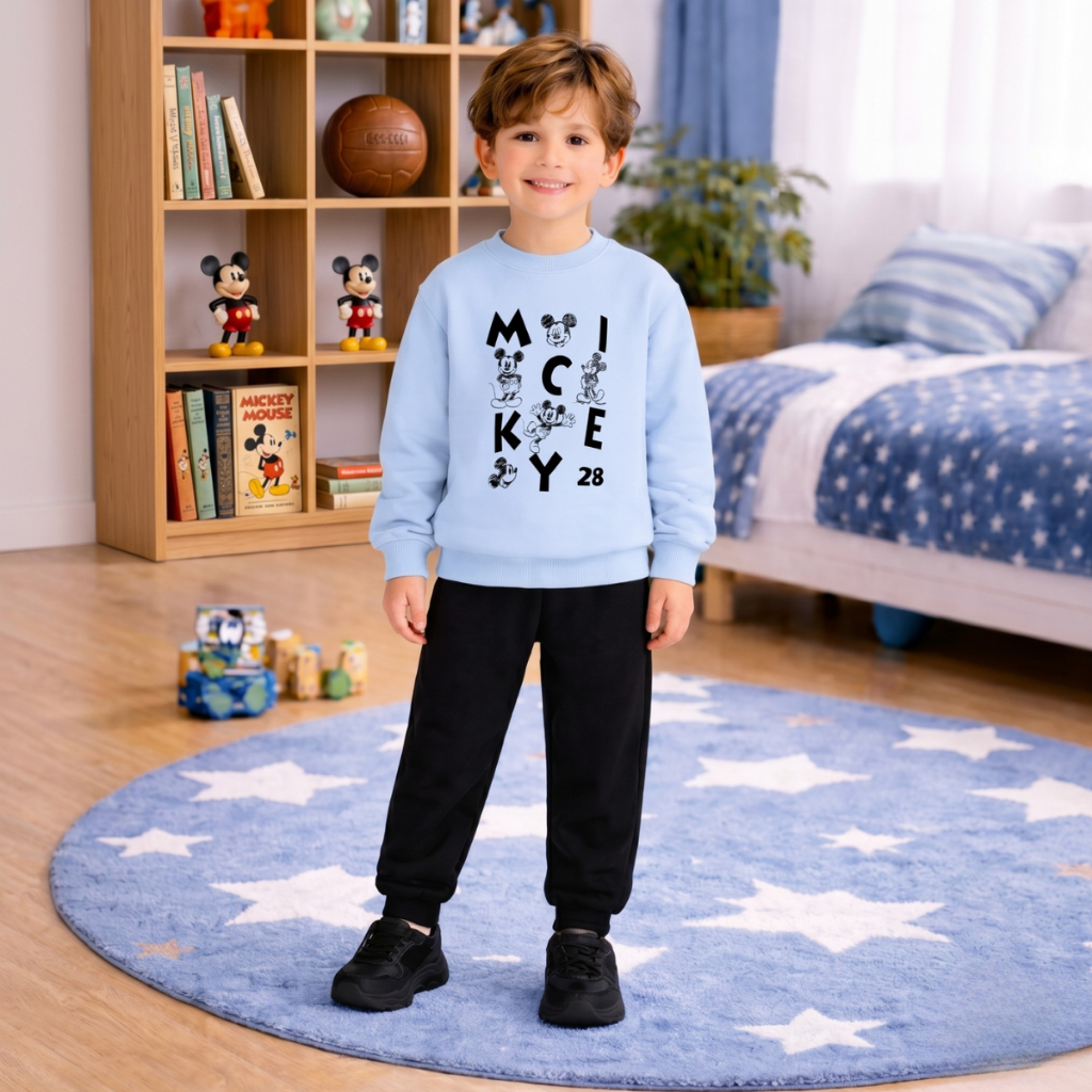 Conjunto Moletom Infantil Juvenil Masculino Menino Agasalho Blusa de Frio Calça Moletinho