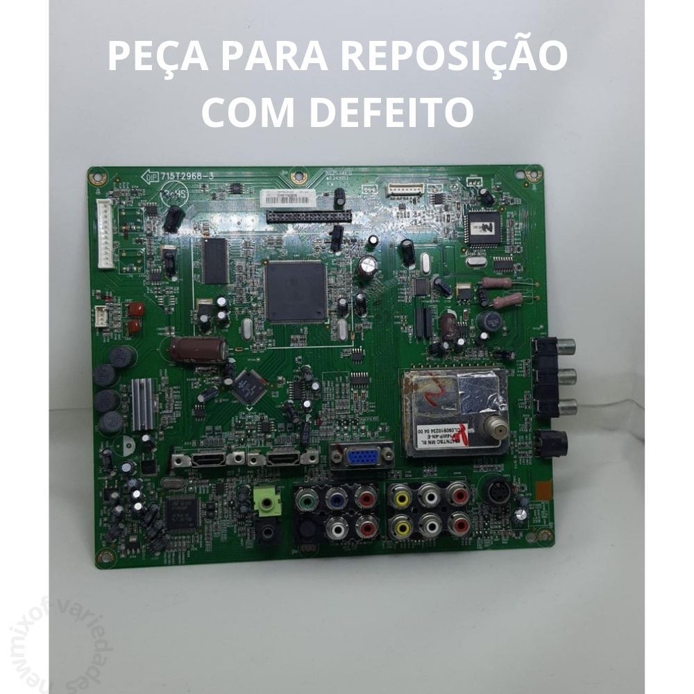 Placa Principal Aoc L42h831 715t2968-3 ( Com Defeito ) PÇ1179