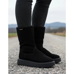 Bota Feminina Quiz Forrada Pelos Inverno Preto