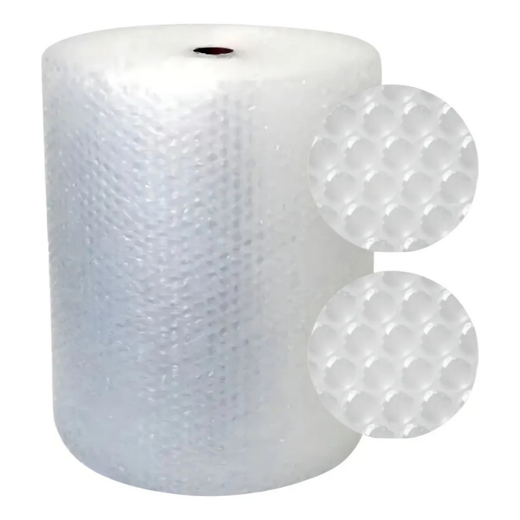Plástico Bolha 65cm x 100 Metros Máxima Proteção e Segurança para embalar produtos, encomendas e presente lembrancinhas