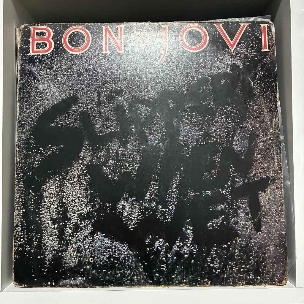 LP Vinil Bon Jovi - Slippery When Wet (Mídia VG+ e Capa VG)