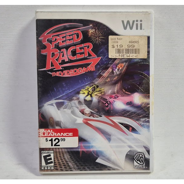 Speed Racer The Video Game Wii Só a Caixa C/ Manual ( SEM O JOGO )