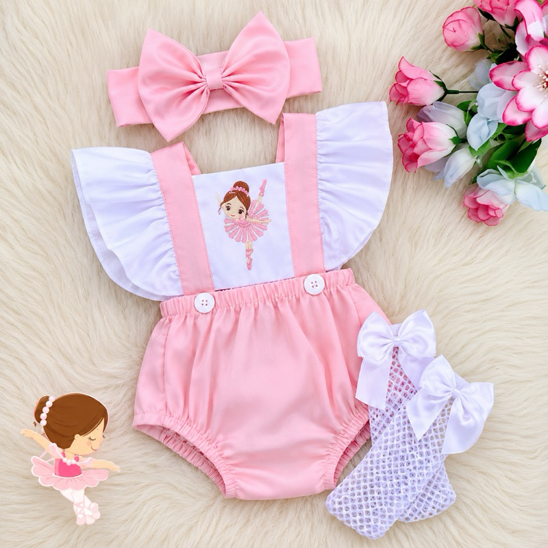 Romper bebê bailarina