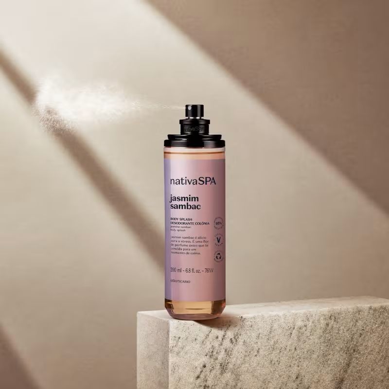 Body Splash Jasmim Sambac Nativa SPA 100ml - Routine de Autocuidado