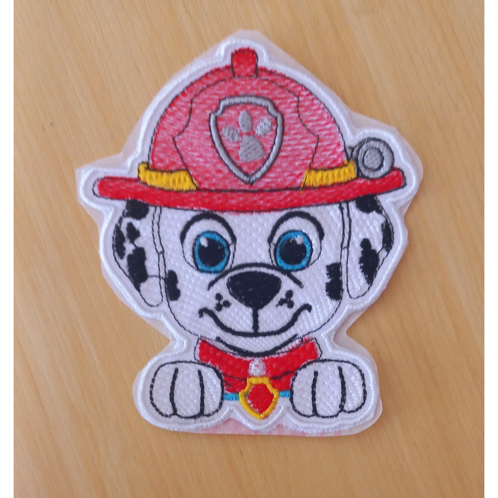 KIT 02 PATCH BORDADO TERMOCOLANTE MARSHAL PATRULHA CANINA