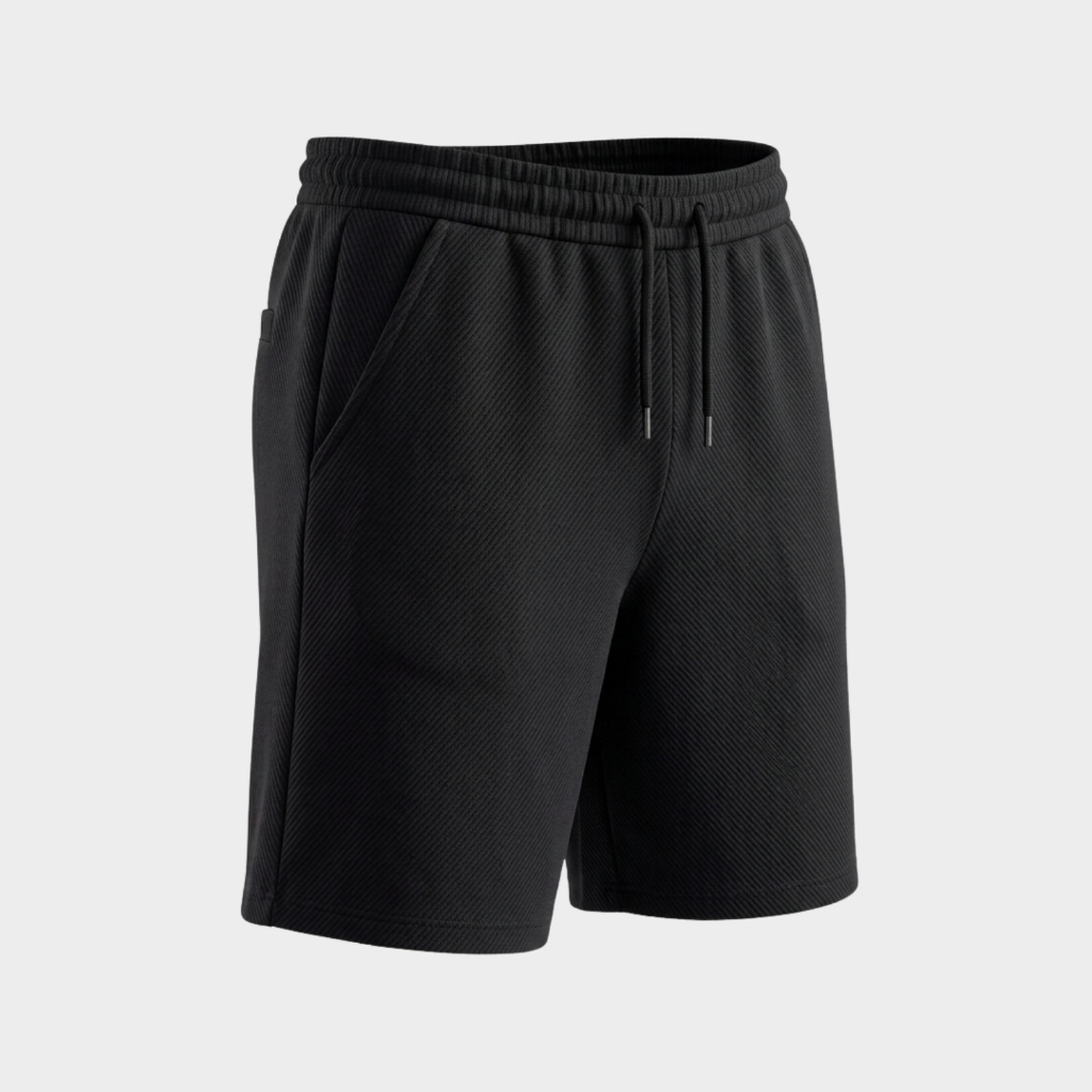 Bermuda Shorts Masculina Canelada Elastano Premium Slim Mauricinho Verão Praia Treino Tecnológica