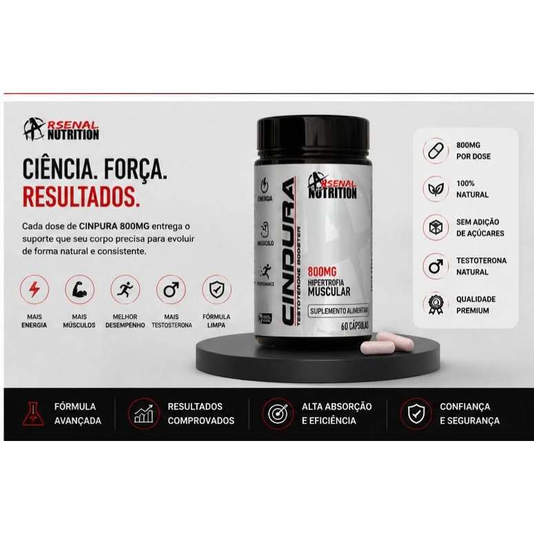 Cindura 800mg Autêntico - Massa Força Energia