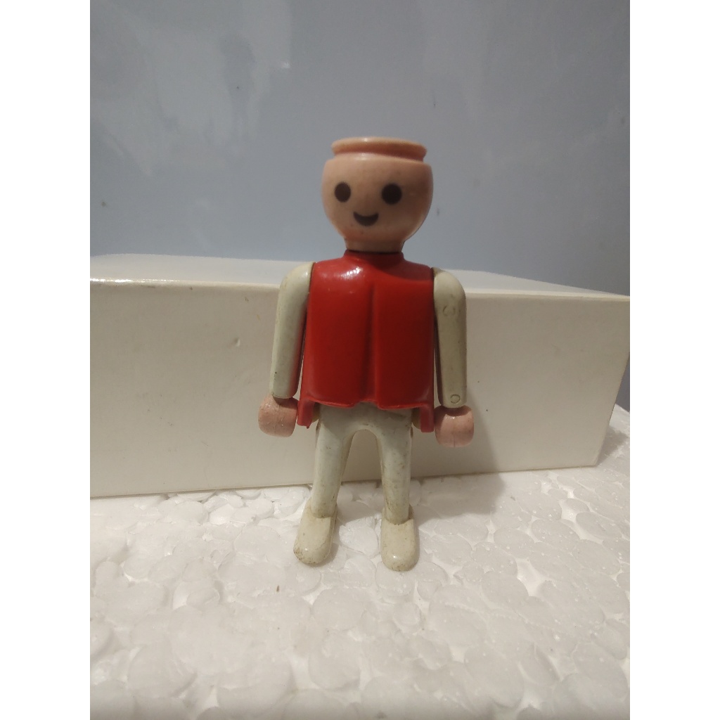 Boneco Playmobil Branco e Vermelho Troll - 7cm