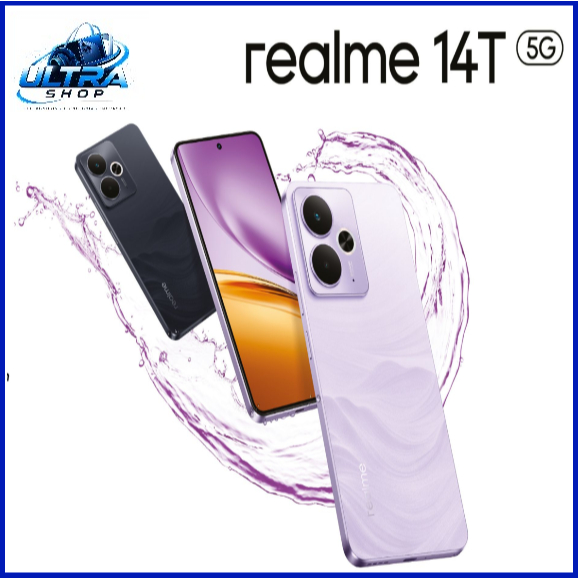 Celular Smartphone Realme 14T 5G 256GB 8GB RAM 6000mAh Tela 6,7 120Hz Câmera 50MP