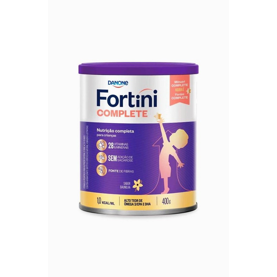 Fortini Complete Sabor BAUNILHA ● Kit com 10 Unid. ● Original
