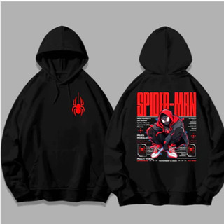 Blusa De Frio Moletom Ganguru Spider Man Homem Aranha Algodão Franelado Com Capuz Premium