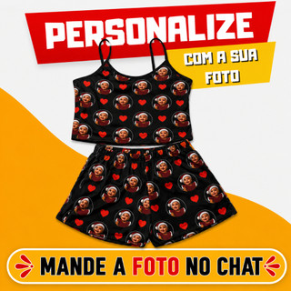 Baby Doll Personalizado com Foto – Roupa Íntima Feminina Exclusiva