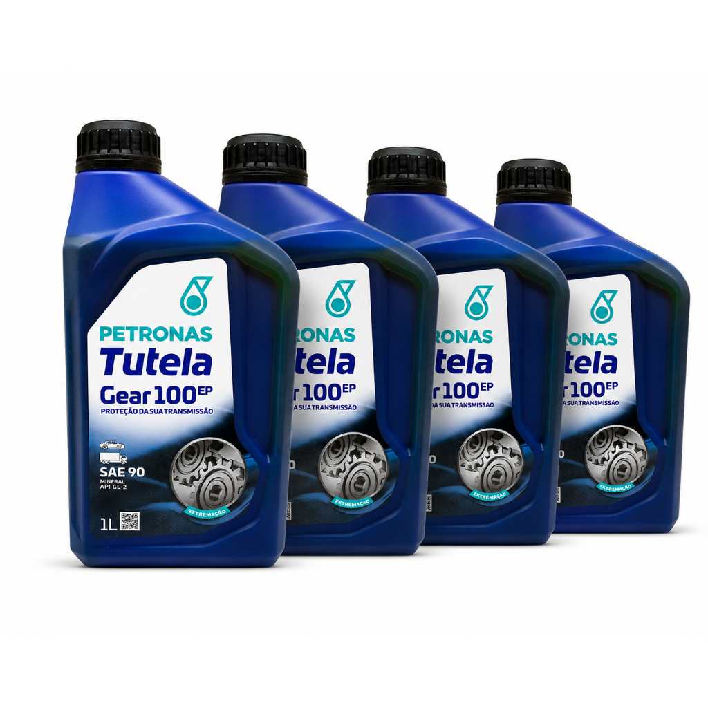 KIT 4 LITROS ÓLEO TRANSMISSAO SAE 90 PETRONAS TUTELA GEAR 100