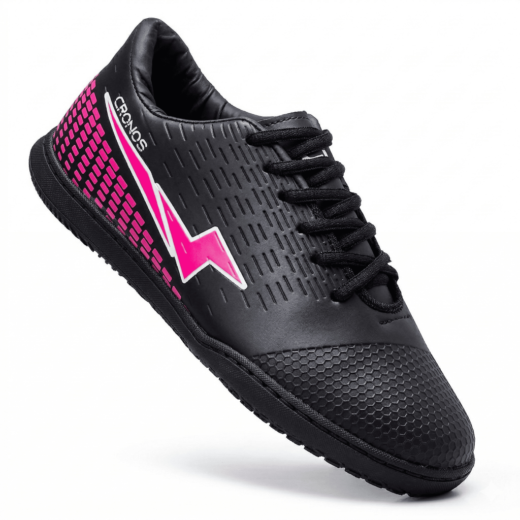 Chuteira Quadra Futsal Cronos Dynamics Masculino Feminino Adulto Original Salão Infantil Menino Leve