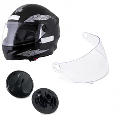 Kit Viseira Cristal + Botão Reparo Fixador New Liberty 4 Taurus Joy 23 Rs Tork R8 Polivisor