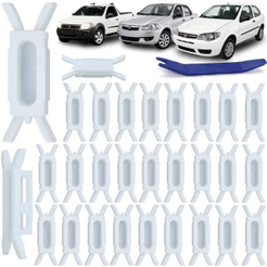 Grampo Pingadeira Borracha da Porta Palio Kit 32 Presilha Fixação para fiat Siena Strada 1996 a 2019