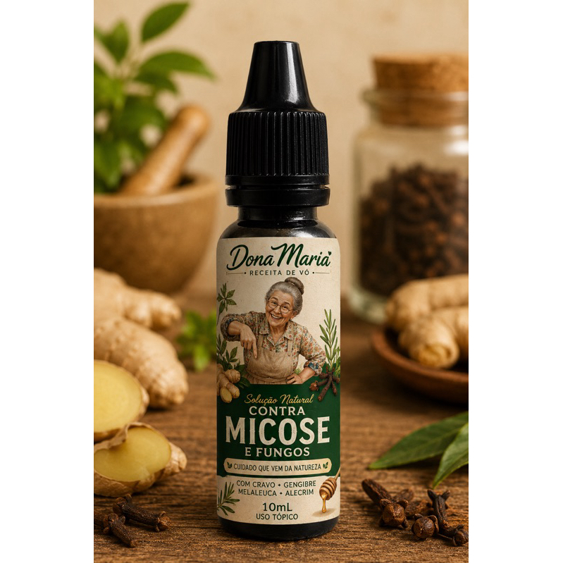 Micose de Unhas fungi7 10ml Conta Gotas - Reparador Para Unhas Com Fungos dona  Maria