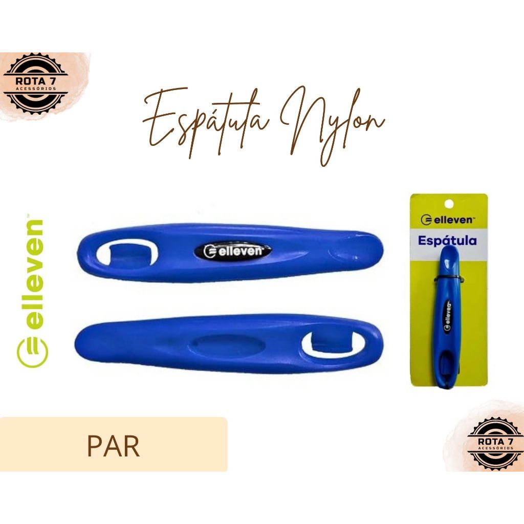 PAR Espátula Nylon Câmara Pneu Azul Bicicleta MTB Bike - Elleven