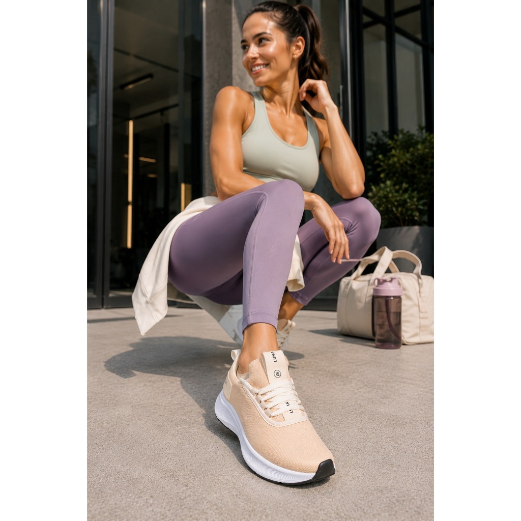Tênis Feminino Caminhada Academia Casual Moda 2026 Leve Confortável Academia Dia a Dia Unidade LUNA BRASIL