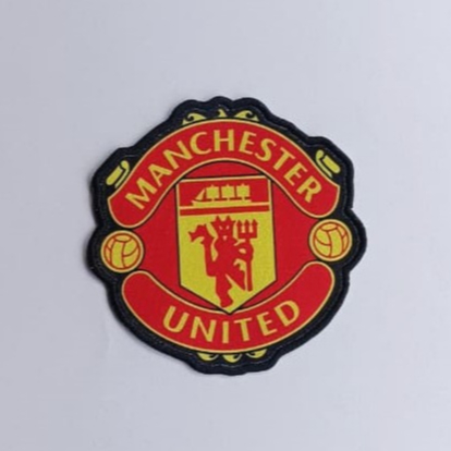 Patch time futebol Manchester United bordado termocolante 9x9cm