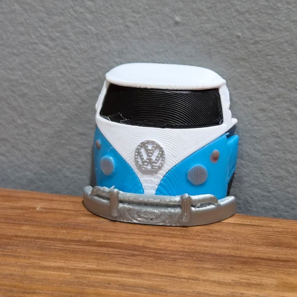 Frente VW Kombi T1 Enfeite de Parede Escalas 1:64 1:43 1:32 1:24| Acessório Miniatura