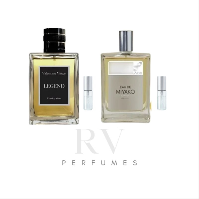 Combo - Legend + Eau de Miyake - Perfumes Masculinos cítricos, limpos e sofisticados - alta duração