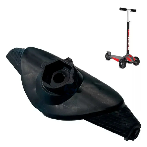 Base SkateNet Brinquedos Bandeirante Suporte Patinete Infantil Estribo Amorecedor Direção