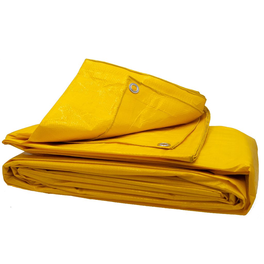 Lona Amarela 4x56m (13kg)  – Compre 50 Metros Leve 56 Metros Proteção e Alta Resistência