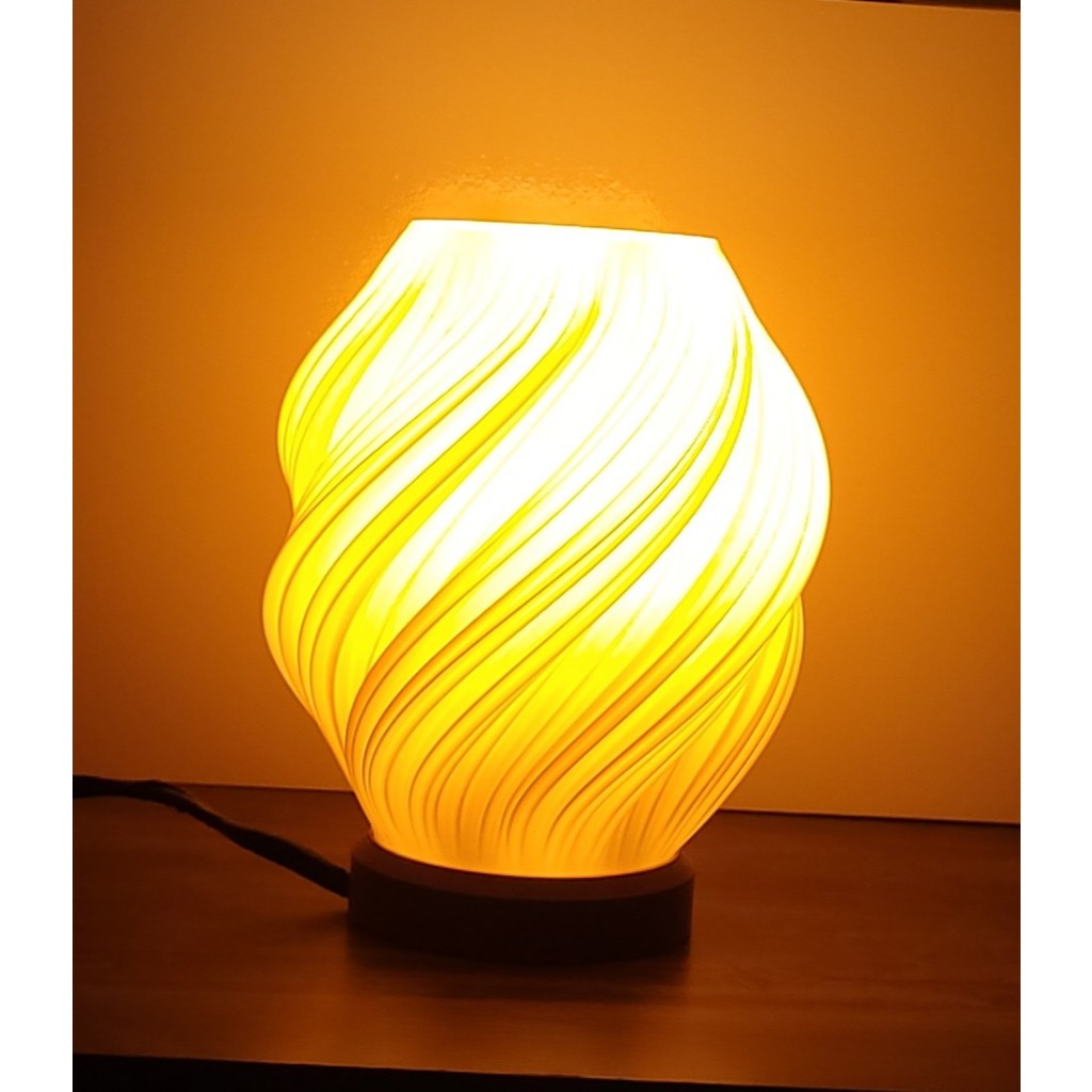Abajur Luminária Cogumelo ou Espiral P/ Quarto, sala ou escritório/Iluminação/Decoração